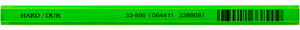 12mm Hard Flourescent Green Carpenter Pencil  33890