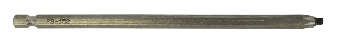 Robertson Power Bit #2 x 6" Plain Finish  78152