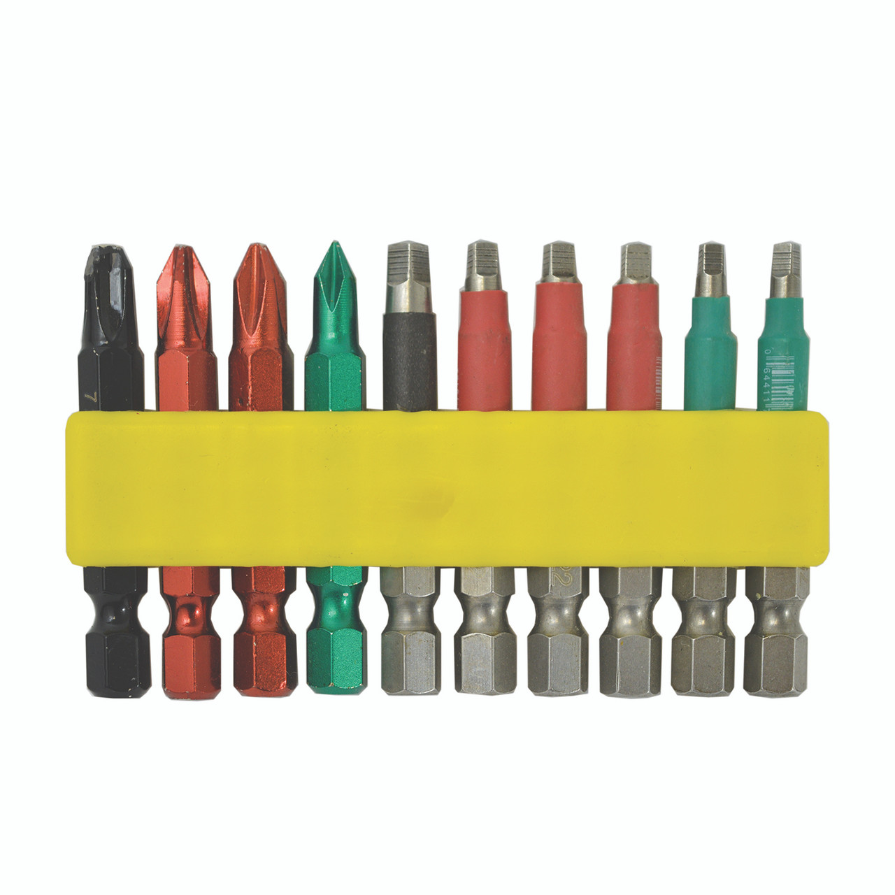 10 Pc. Assorted Roberston/Phillips Power Bit Set @ 2"  711306