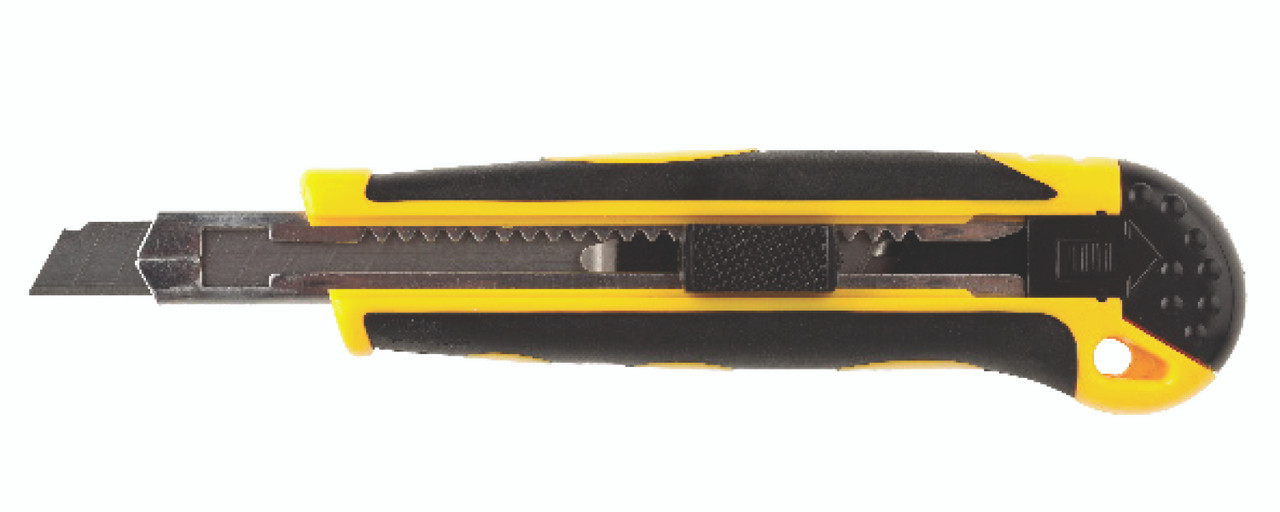 3/8" Auto Loading ~ Auto Locking 6 Blade Cutter w/Metal Reinforced Head Yellow  2560406