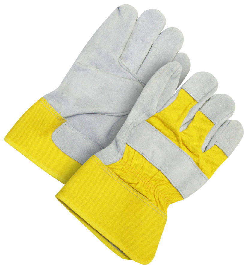 Split Cowhide Canvasback Fitter Fleece Lined Yellow  30-1-1008Y