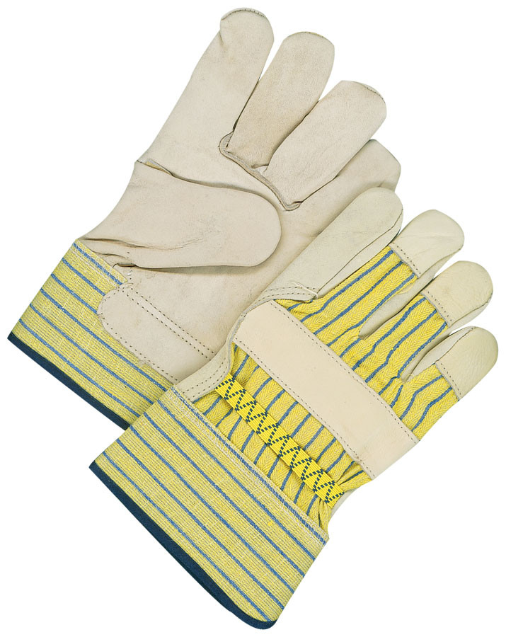 Grain Cowhide Canvasback Fitter Fleece Lined Yellow/Blue Stripe  40-1-1511E