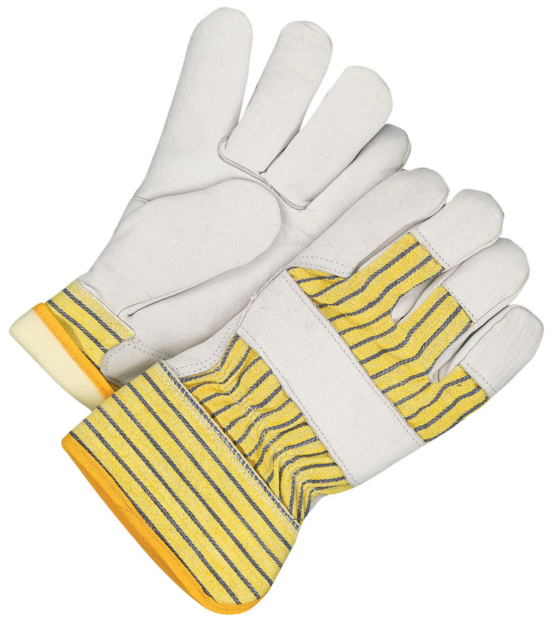 Winter Grain Cowhide Canvasback Fitter Thinsulate® C100 Yellow/Blue Stripe  40-9-173TFL