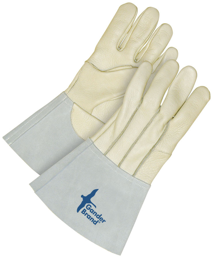 Grain Cowhide Utility Weld Glove w/ 5" Split Cowhide Gaunlet  60-1-1270