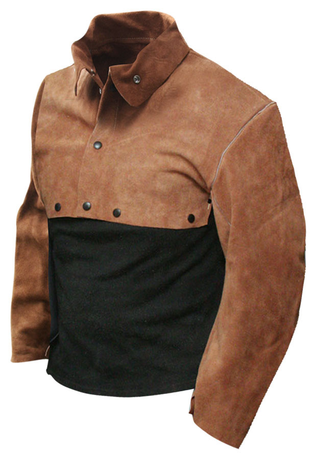 Split Cowhide Cape Sleeve Brown  60-1-202