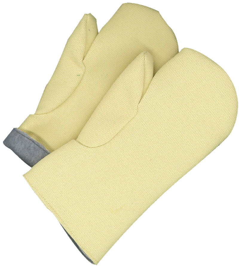 Kevlar® 14" Hi-Heat Welding Mitt Cover Double Melton Lined  63-9-740KV-14