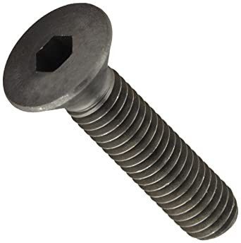 M6-1.00 Metric Flat Socket Head Cap Screw - Black Oxide  534072 - 534101