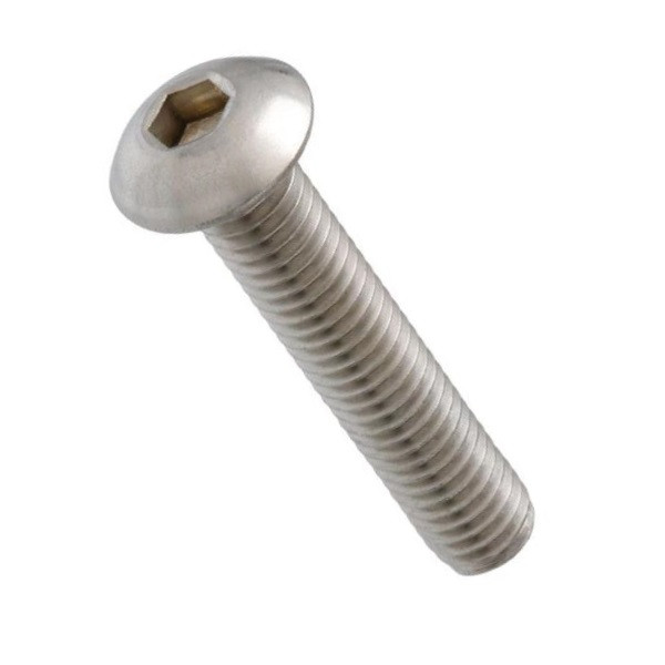 1/2"-13 UNC Button Socket Head Cap Screw - 316 Stainless  062116 - 062124