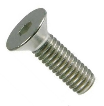 #10-24 UNC Flat Socket Head Cap Screw - 316 Stainless  063029 - 063032