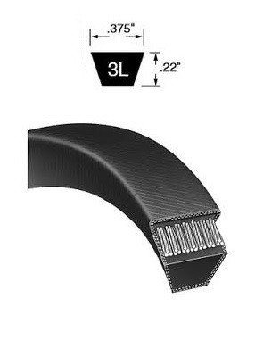 3/8" Light Duty V-Belt 3L510