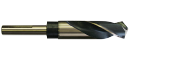 35/64" x 1/2" Reduced Shank HSS Prentice Drill Bit   DR50035