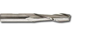 1" HSS 2 Flute High Helix Long End Mill   EM16300