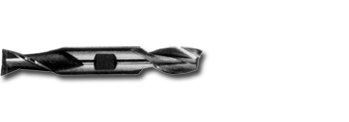 7/32" TiN Coated HSS 2 Flute Double End Mill   EM82014T