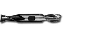 13/32" TiN Coated HSS 2 Flute Double End Mill   EM82026T