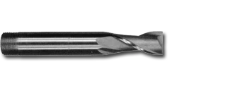 10mm HSS 2 Flute Long Threaded Shank End Mill   MC06600