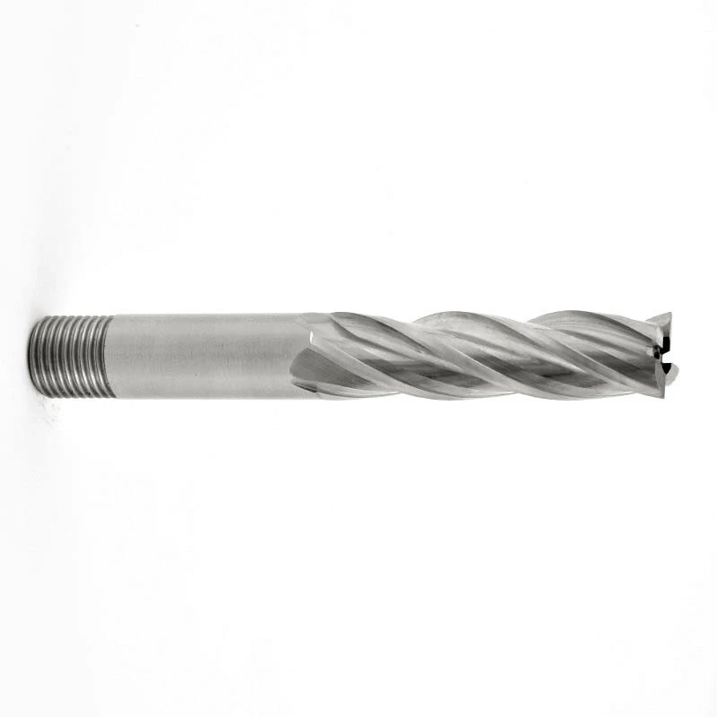 9mm TiCN Coated HSS 4 Flute Long Threaded Shank End Mill   MC04590C