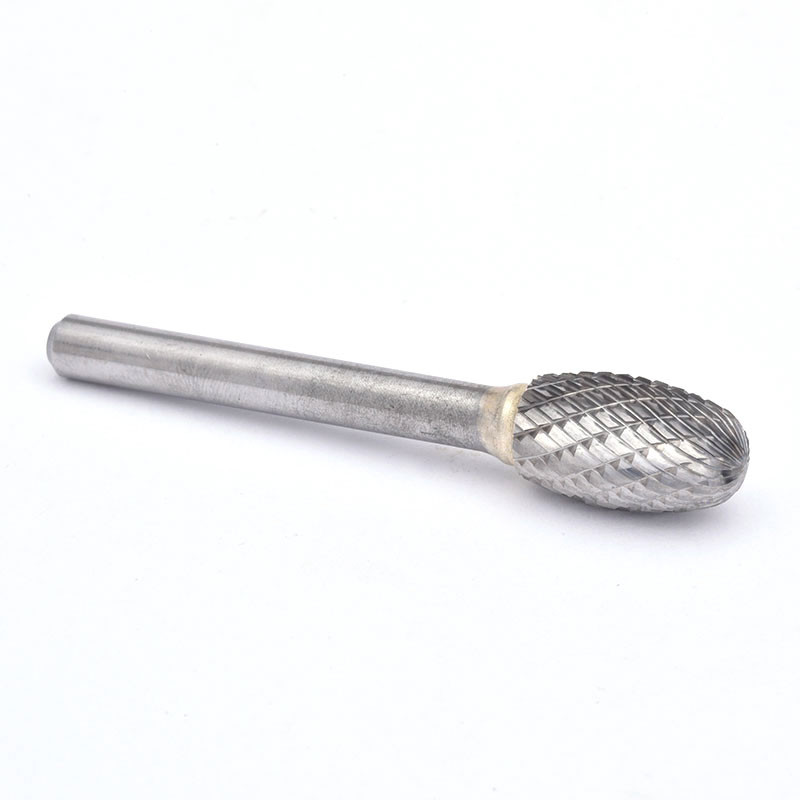 1/4" SE-Type Single Cut Oval Carbide Burr   SC91065