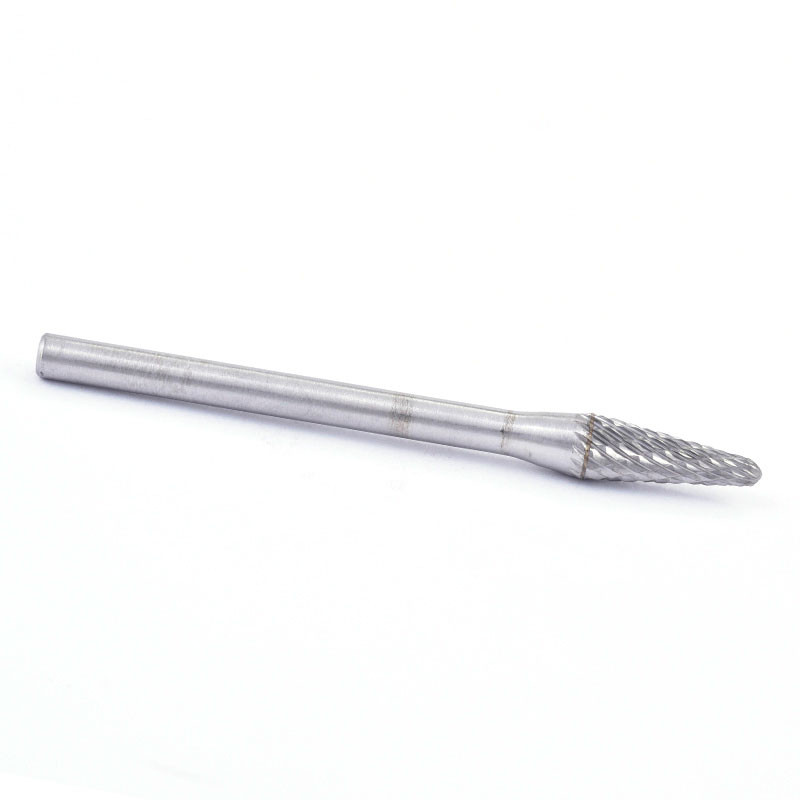 3/8" SL-Type Double Cut Taper Long Shank Carbide Burr   SC90622