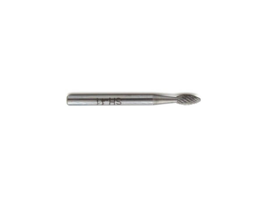 1/8" SH-Type Miniature Single Cut Flame Carbide Burr   SC91173