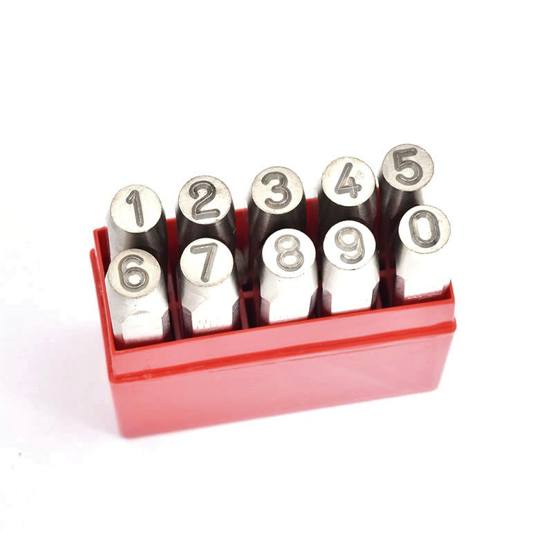 1/4" "0-9" Heavy Duty Number Stamp Set   MS05016