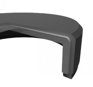 60mm Metric Rubberized Nitrile End Cover Plug  VK-60X10