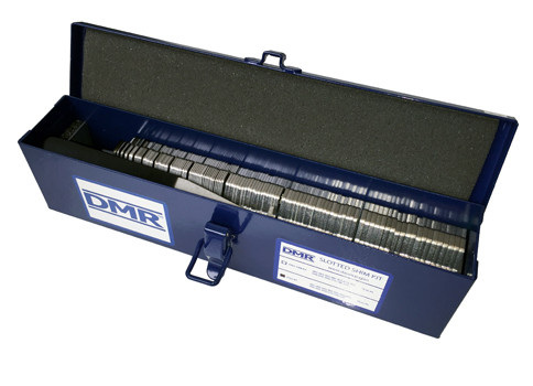 Individual 2.00 x 2.00 x .001" Stainless Slotted Shim  .001-OA-10