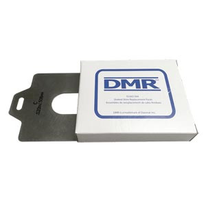 Individual 5.00 x 5.00 x .002" Stainless Slotted Shim  .002-OD-10