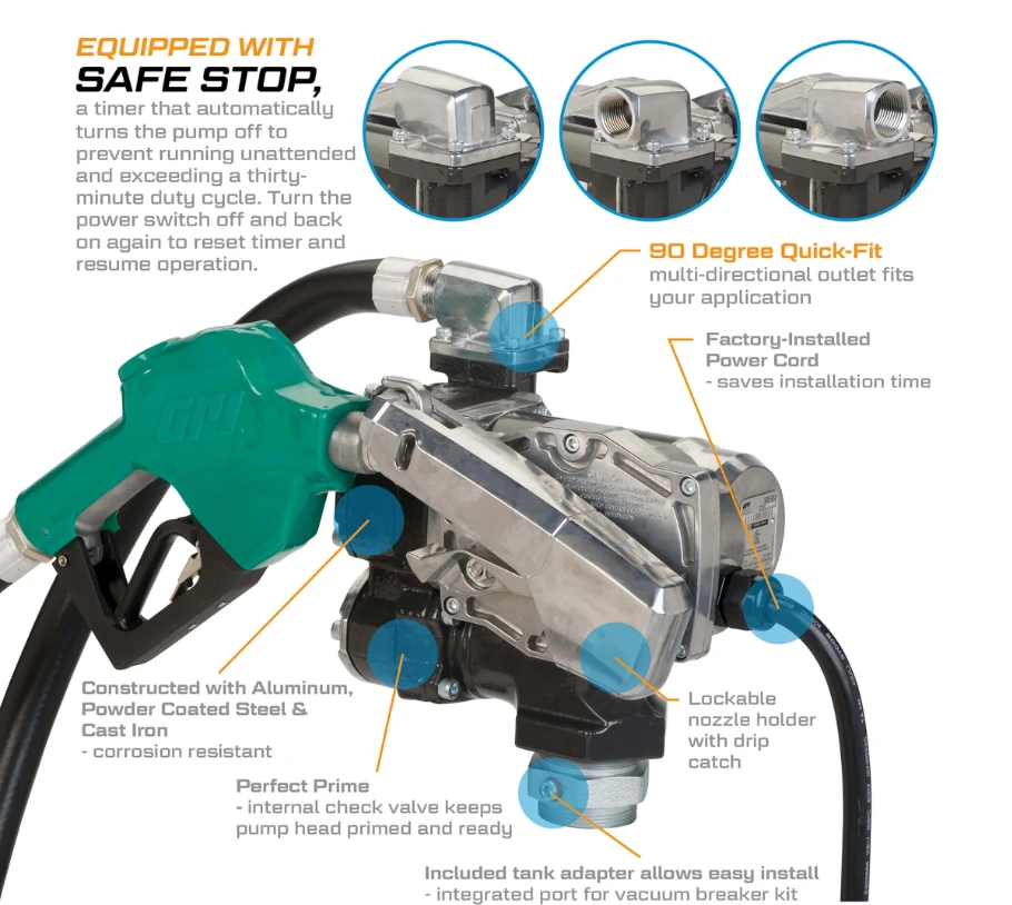25 GPM 12V V25® Series Fuel Transfer Pump   170000-03