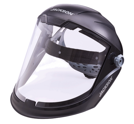 Jackson® Maxview® Series Clear Face Shield - 370 Speed Dial® Headgear - Anti-Fog  14201