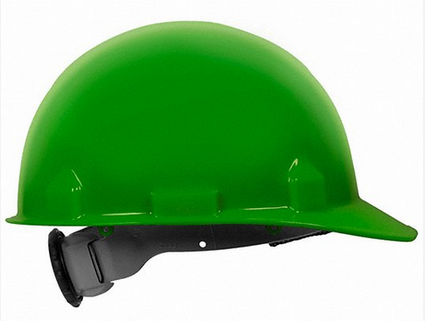 Jackson® SC-6 Series Premium Front Brim Slotted Hard Hat - 370 Speed Dial® Headgear - Non-Vented - Green  14837