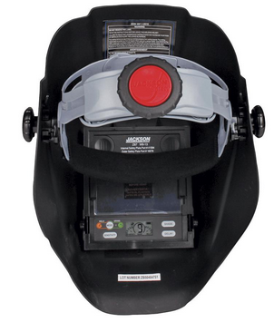 Jackson® Insight® HLX-100 Variable Shade 9 ~ 13 Auto Darkening Welding Helmet - 370 Speed Dial® Headgear  46131