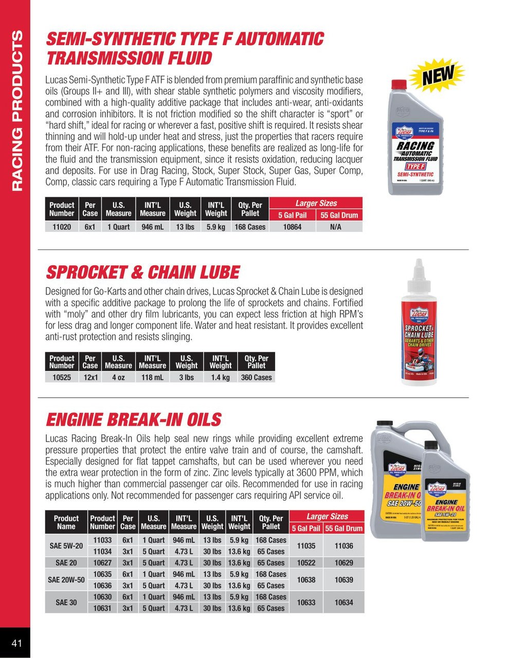 20W-50 Racing Engine Break-In Oil 18.9L Pail  10638