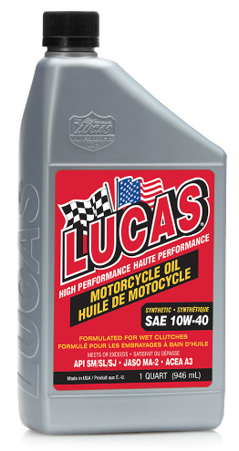 10W-40 Synthetic Motorcycle Oil 946ml Bottle   10793