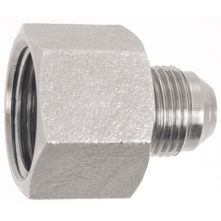 1 x 3/8" Steel Female 37° JIC - Male 37° JIC Reducer  0515-16-06