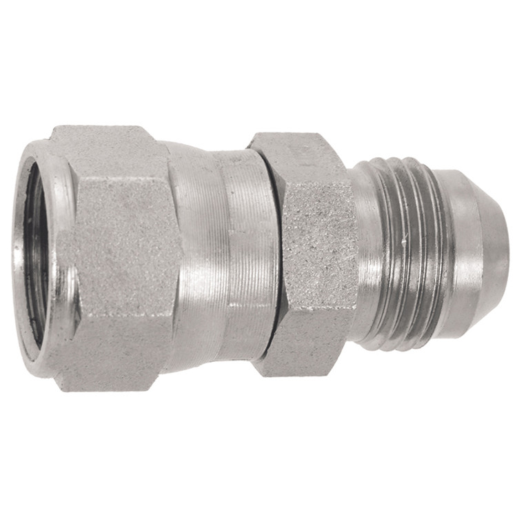 1 x 3/4" Steel Female 37° JIC - Male 37° JIC Connector  0515N-16-12