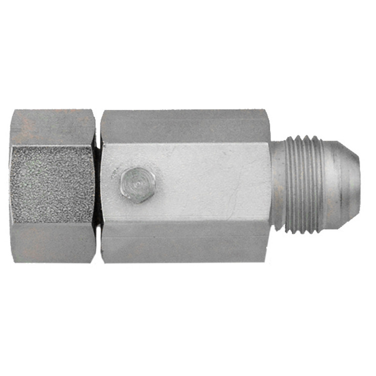1-1/4 x 1-1/4" Steel Female 37° JIC - Male 37° JIC Live Swivel  0515X-20-20