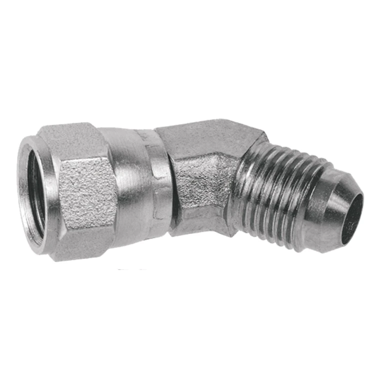 5/8 x 5/8" Steel Female 37° JIC - Male 37° JIC 45° Elbow  0545-10-10