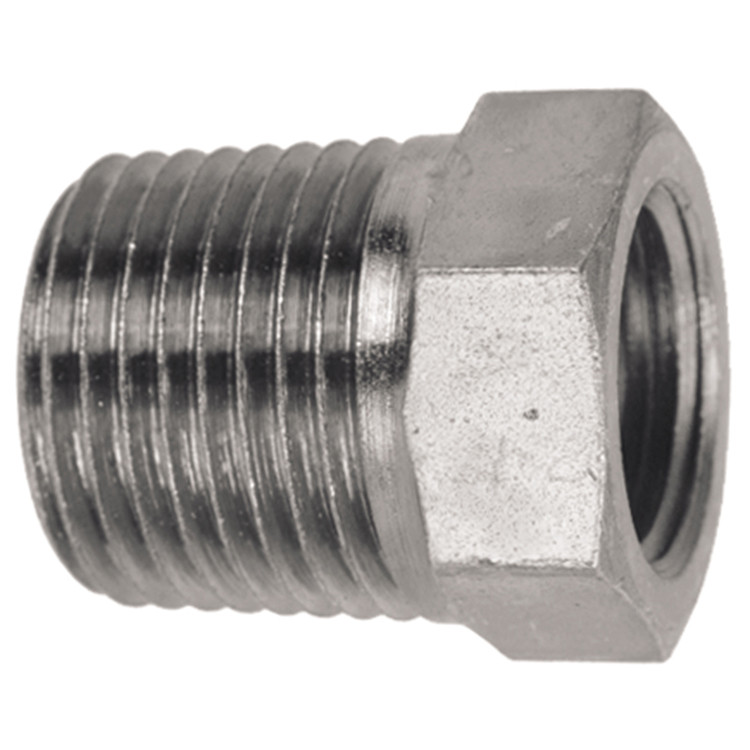 3/4 x 1/2" Stainless Steel Male NPT - Female NPT Bushing  0816SS-12-08