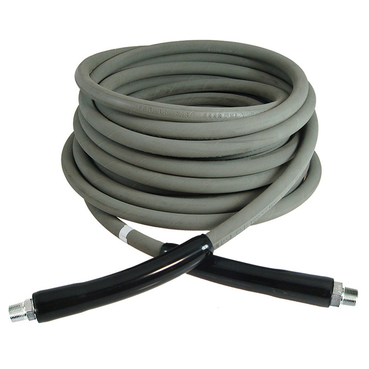 3/8 x 3/8" x 25' Grey Super Storm Pressure Wash Assembly   129G-06MLM25