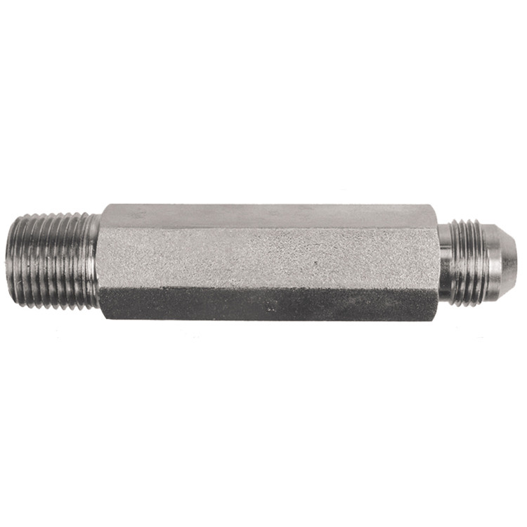 1/2 x 5/8" Steel Male NPT - Male 37° JIC Extended Connector  1516XL-08-10