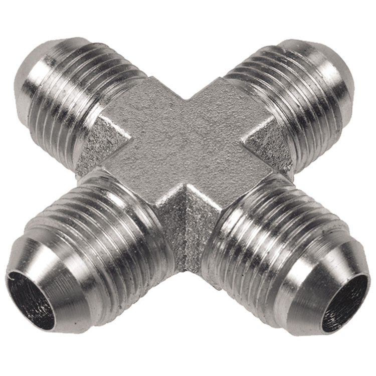 1" Steel Male 37° JIC Cross  15X55-16-16