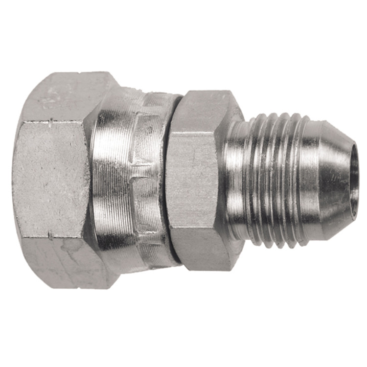 3/8 x 3/8" Steel Female BSPP Swivel - Male JIC   26015-06-06