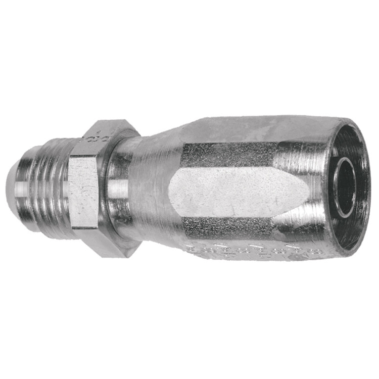 3/16 x 1/4" Pulsar 3500 Series Reusable Hose End - Male 37° JIC  3515-04-04