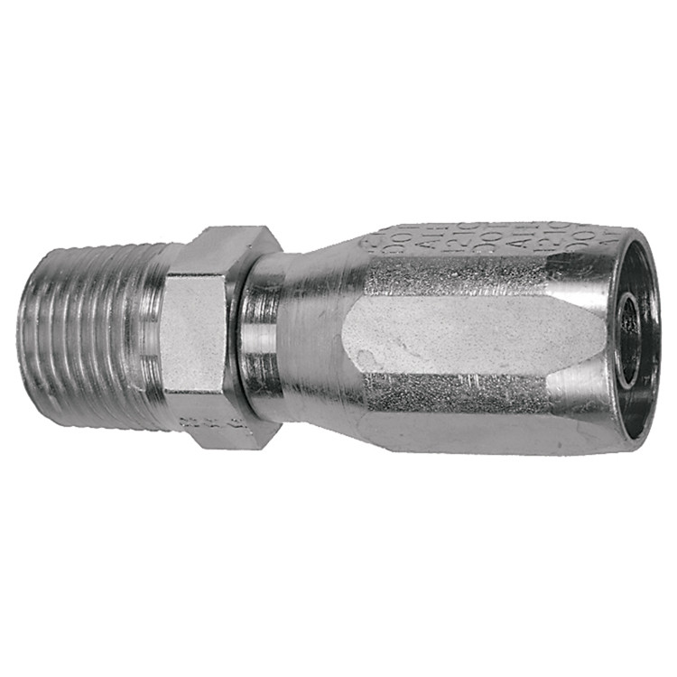 5/16 x 1/4" Pulsar 3500 Series Reusable Hose End - Male NPT  3516-04-06