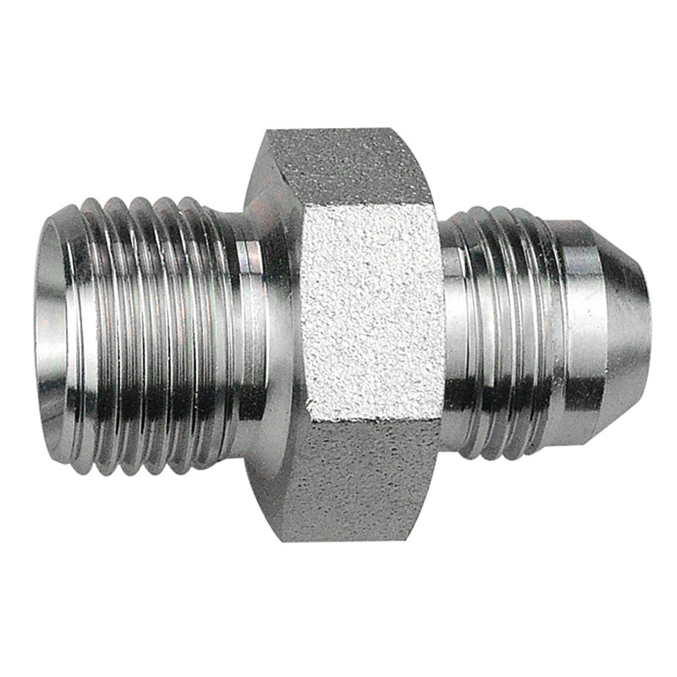 3/4 x 3/8" Steel Male BSPP - Male JIC Connector   36015-12-06