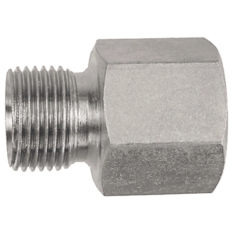 3/8 x 3/8" Steel Male BSPP - Female BSPP    36028-06-06