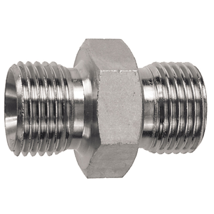 3/8 x 3/8" Steel Male BSPP - Male BSPP    36036-06-06