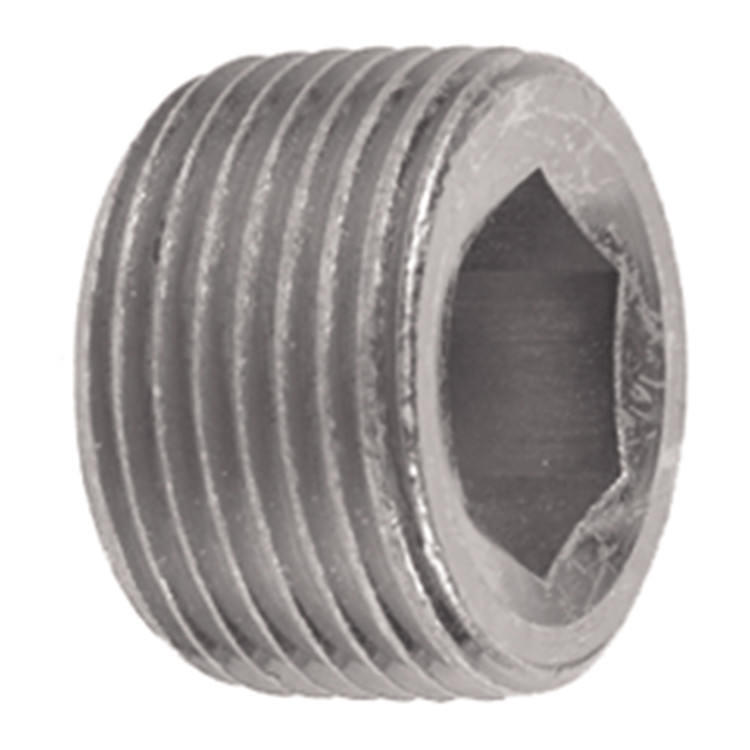 1/4" Steel Hex BSPT Plug   38000H-04