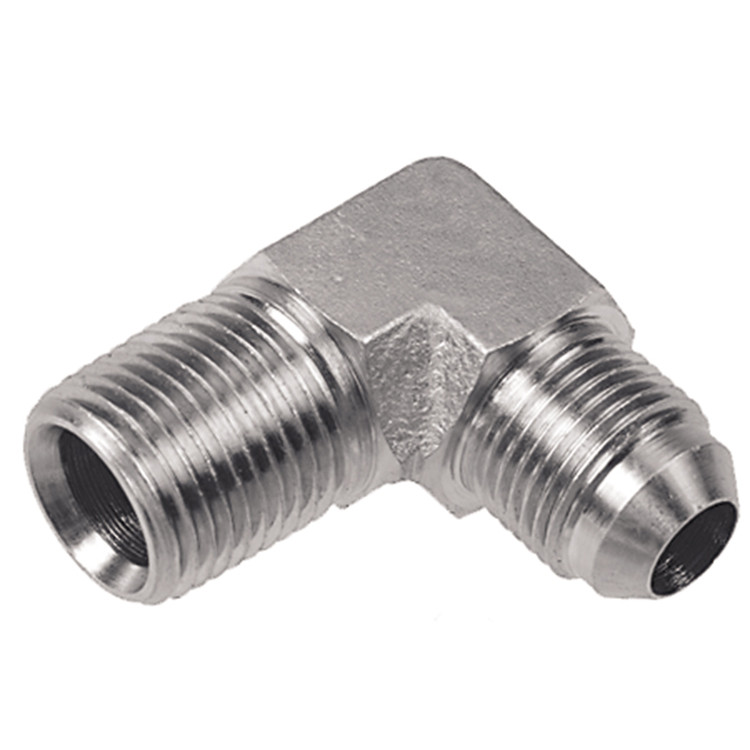 1/4 x 1/4" Male BSPT - Male JIC 90° Elbow   38915-04-04