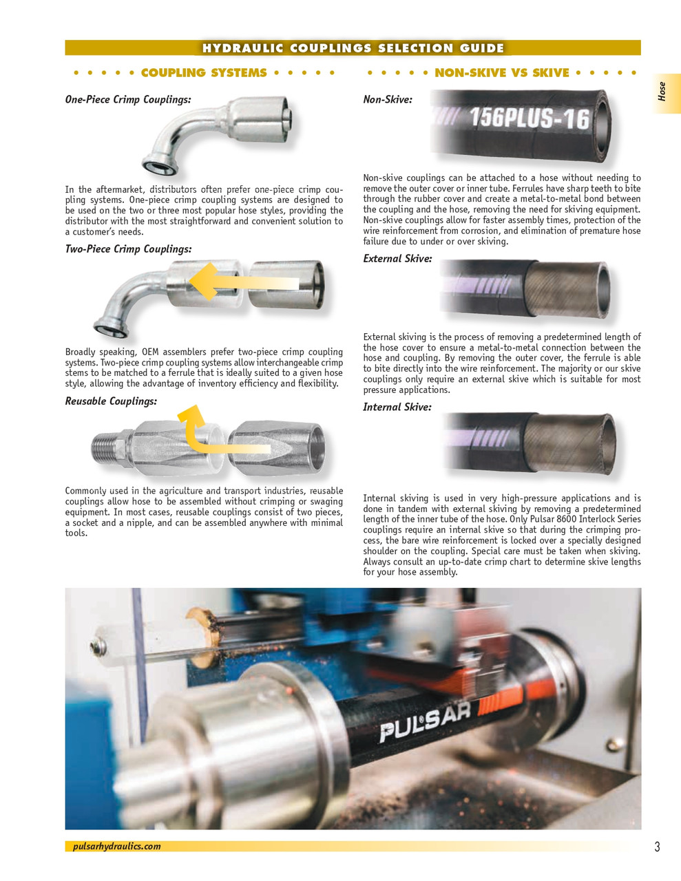 1/2 x 1/2" Pulsar 4400 Series Hose Crimp - Female BSPP Swivel 90° Elbow  44926-08-08